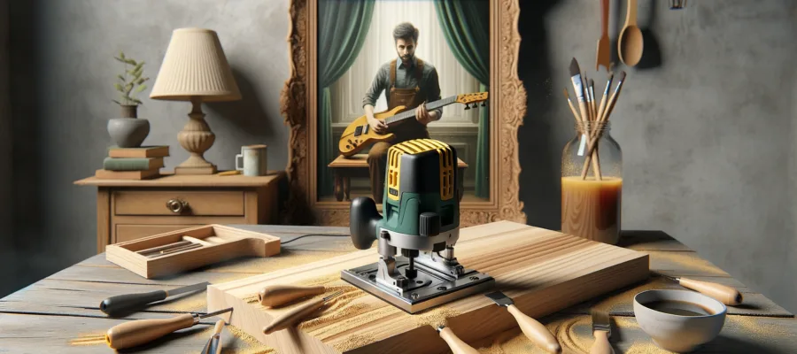 Oberfraese fuer DIY Upcycling-Projekte – Alte Moebel kreativ verschoenern