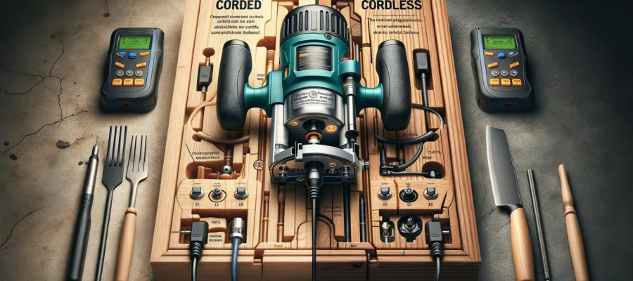 Oberfraese mit oder ohne Akku: Vor- und Nachteile im Vergleich