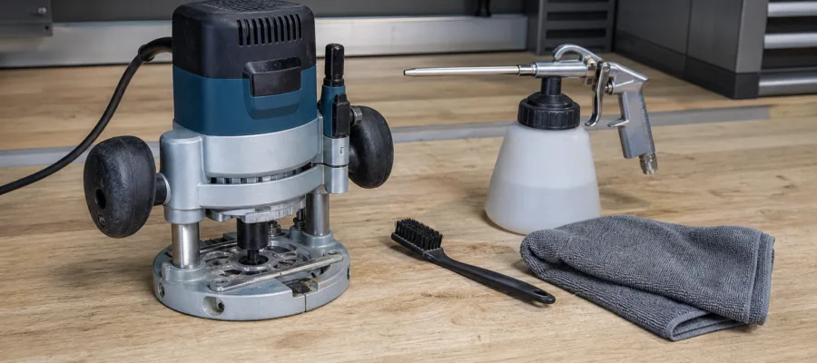 Wie Sie die Oberfraese richtig reinigen und pflegen fuer optimale Funktion