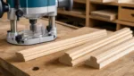 Wie man mit der Oberfraese dekorative Kanten und Profile fuer DIY-Projekte herstellt