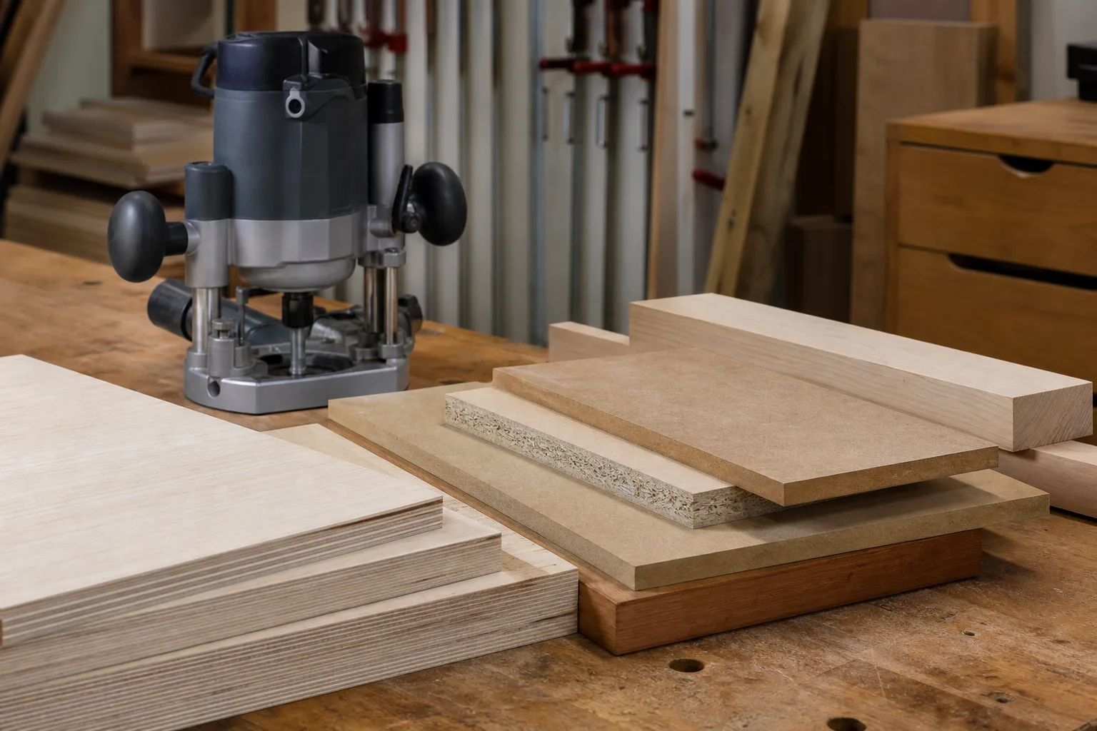 Die richtige Vorbereitung von Holz und Materialien fuer Oberfraese-Projekte